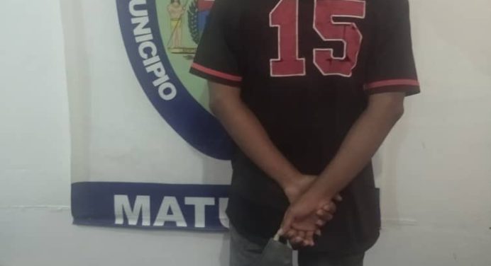 Patrullaje Inteligente de Polimaturín detuvo a sujeto con un arma de fuego