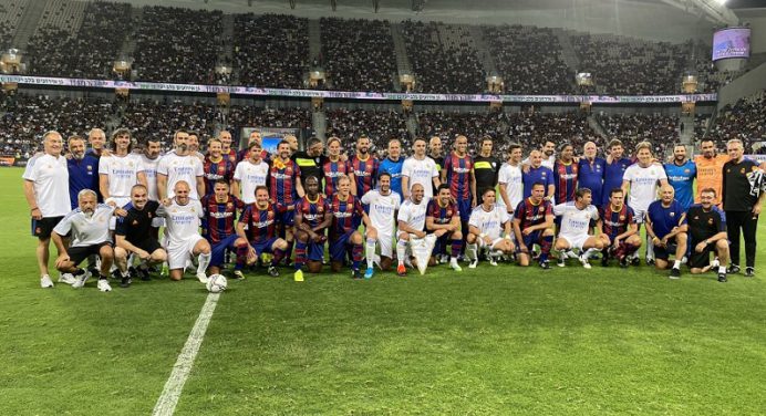 Real Madrid ganó al Barcelona el «clásico» entre leyendas realizado en Israel