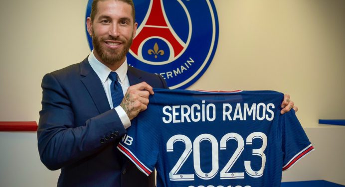 Sergio Ramos fichó por dos temporadas con el PSG