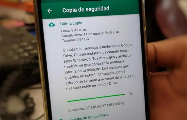 Whatsapp solicitará clave para recuperar copias de seguridad
