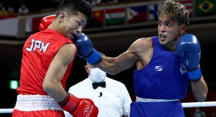 Yoel Finol cayó ante el japonés Tanaka y Venezuela se quedó sin boxeadores en Tokio