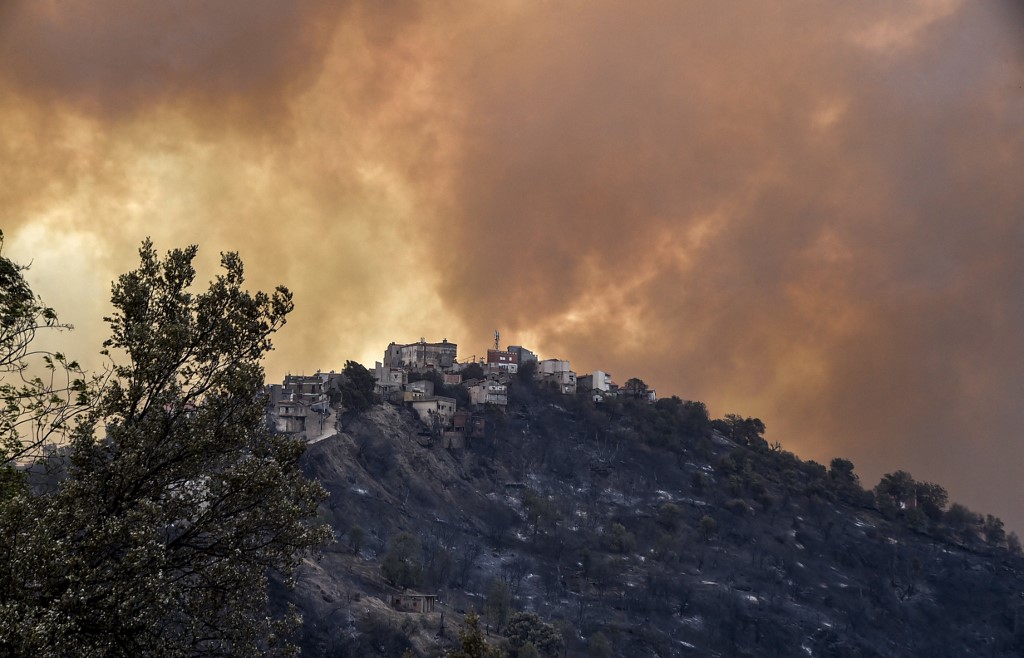 incendios en argelia