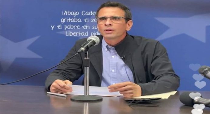 Capriles: «Yo voy a votar el 21 de noviembre»