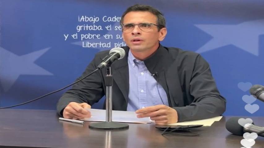 Capriles: «yo voy a votar el 21 de noviembre»