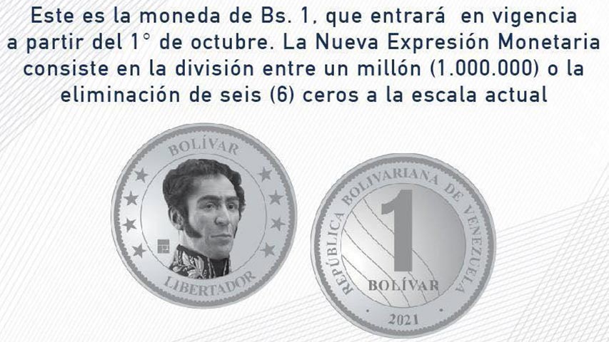 nuevo cono monetario moneda