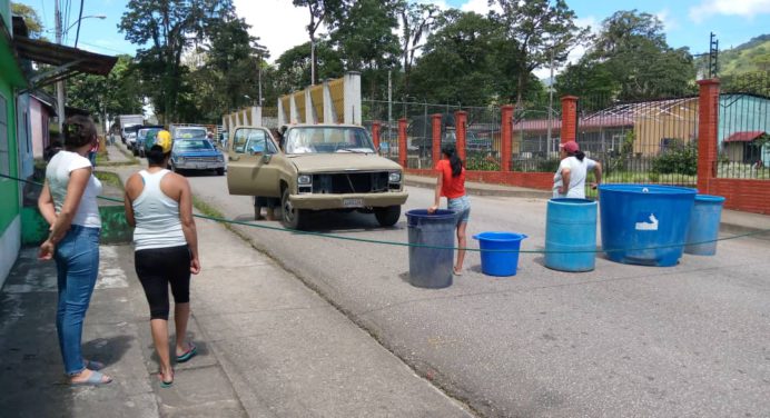 En Caripe protestan nuevamente por la escasez de agua