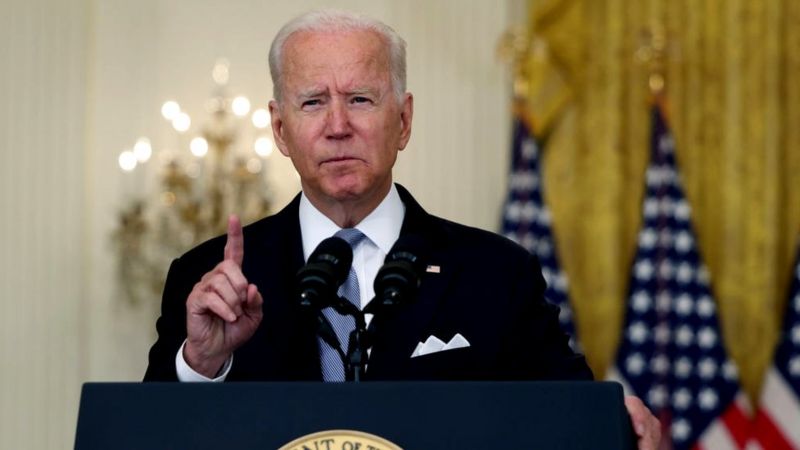 Joe Biden: Los estadounidenses no deben morir en una guerra que los afganos no están dispuestos a luchar por sí mismos