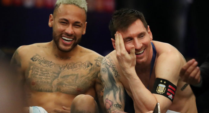 Neymar da la bienvenida a Messi: «Juntos de nuevo»