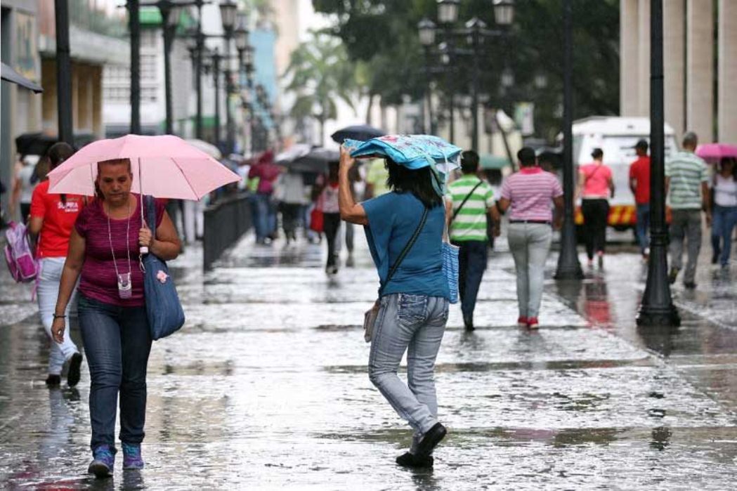 Pronóstico de lluvia en gran parte del territorio venezolano