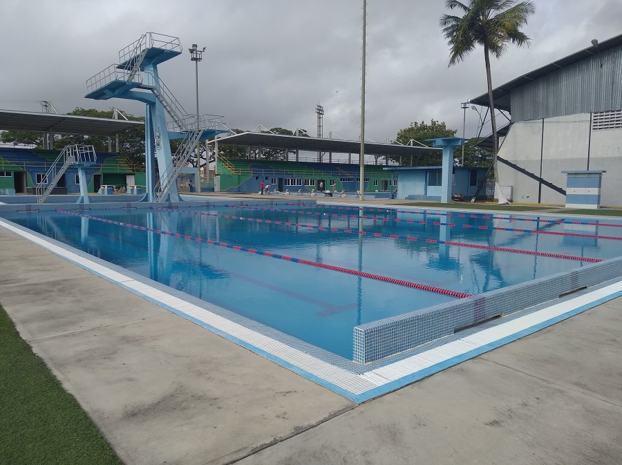 complejo de piscinas del Polideportivo de Maturín