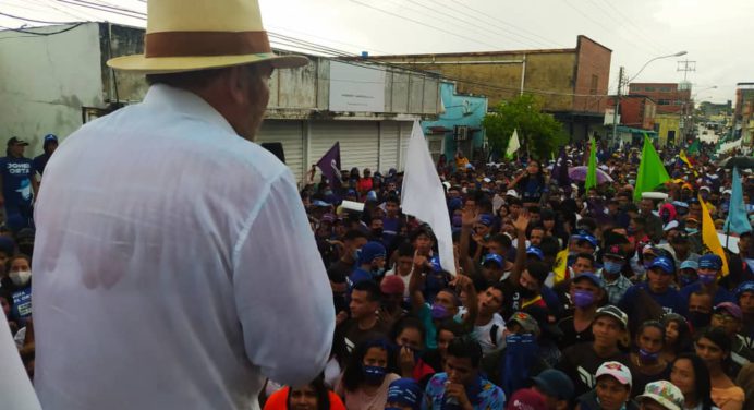 Alianza Democrática marchó y tomó la calle Infante de Maturín