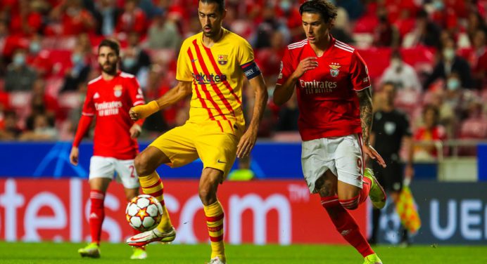 Barcelona sigue en caída tras ser goleado por el Benfica