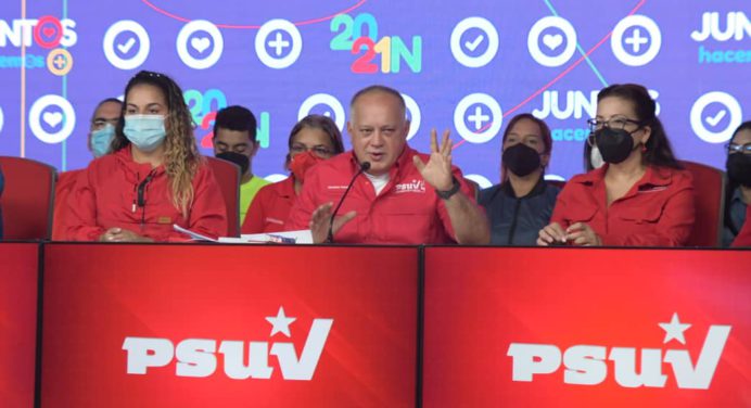 Cabello garantiza alianza unitaria entre candidatos del PSUV