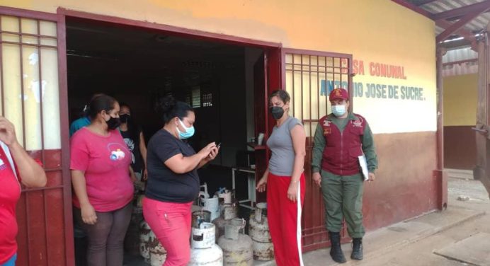 Continúa la distribución de gas doméstico en Monagas