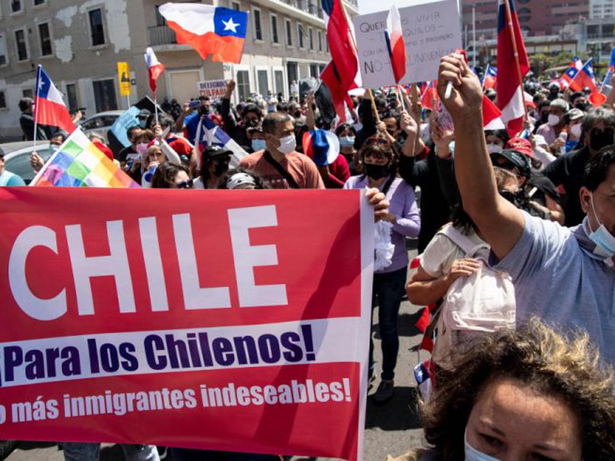 factores politicos venezolanos rechazan la xenofobia contra migrantes en chile laverdaddemonagas.com chilenos manifestaron