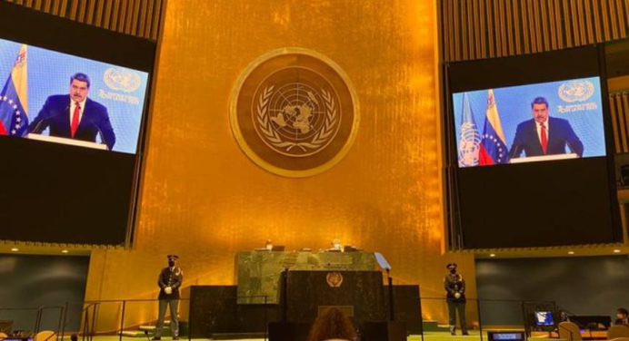 Maduro pidió apoyo de la ONU para cese de sanciones y lograr avances en el diálogo
