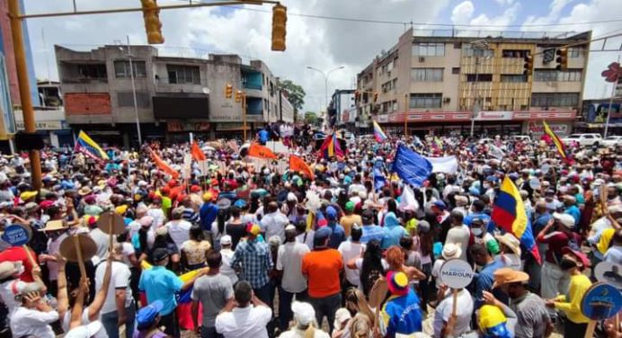 Maroun y Aristimuño tomaron el centro de Maturín en Unidad