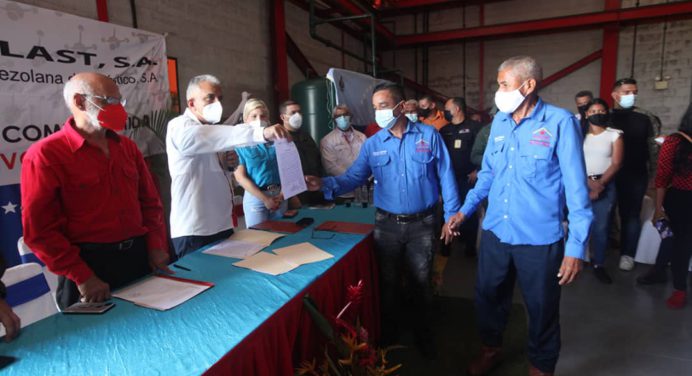 Ministro del Trabajo certifica a 13 consejos productivos en Monagas