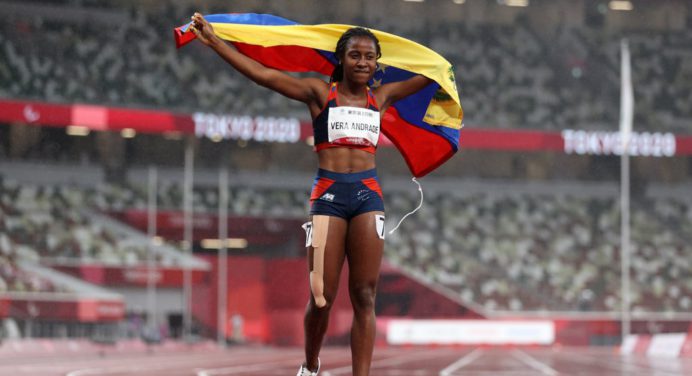 ¡Otra medalla! Lisbeli Vera conquistó su segundo oro en los Juegos Paralímpicos