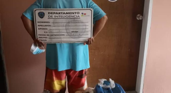 Polimonagas detuvo a sujeto por presunta venta de gasolina en redes sociales