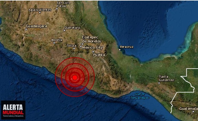 terremoto de magnitud 71 sacude el centro de mexico laverdaddemonagas.com potente sismo en guerrero sacude edificios en la ciudad de