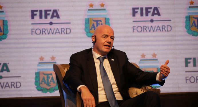 Gianni Infantino: Sería fantástico pensar en un mundial en Sudamérica