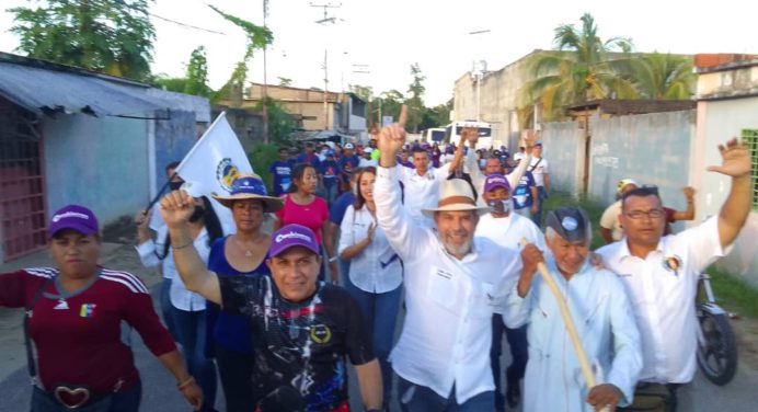 Habitantes de La Chicharronera apuestan por candidatos de Alianza Democrática