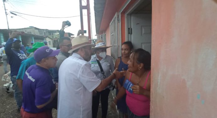 Johel Orta caminó durante dos horas en el sector La Muralla de Maturín