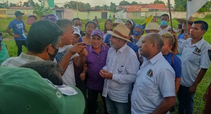 Johel Orta y Luis Díaz escucharon a los habitantes de Boquerón