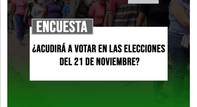 Encuesta: ¿Votará Usted en las elecciones del próximo 21 de noviembre?