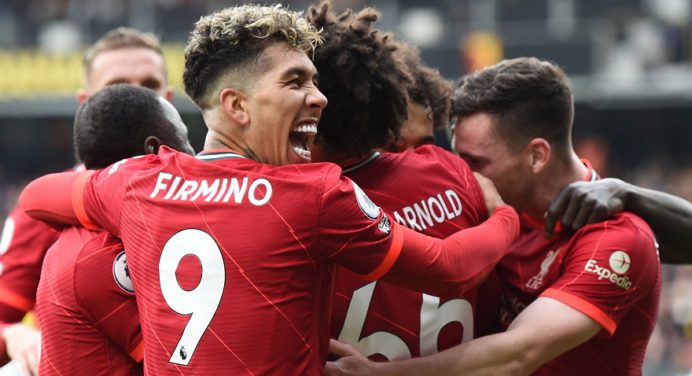 Liverpool golea al Watford y es líder de la Premier League