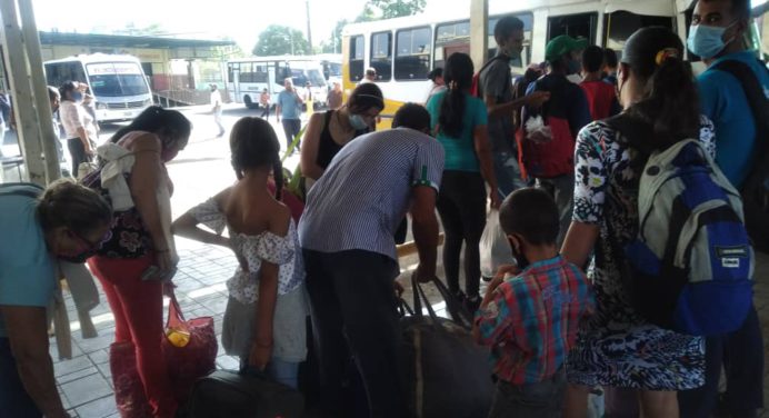 Medidas de bioseguridad no se cumplen en el Terminal de pasajeros