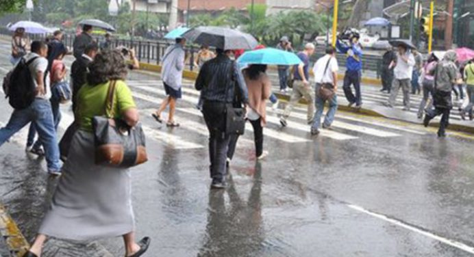 Sepa en qué estados de Venezuela inicia la semana con lluvia