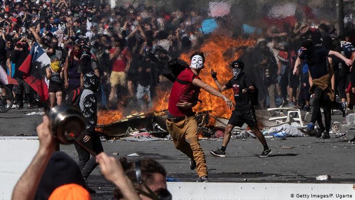 violentas protestas en chile dejan dos muertos y 459 detenidos fotos laverdaddemonagas.com 50944252 303