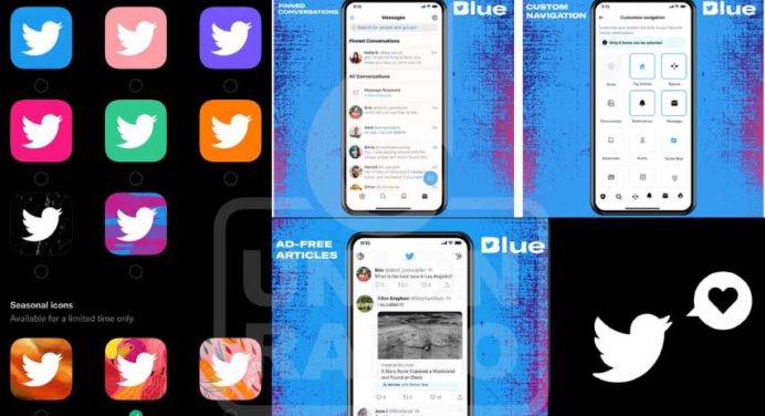 Aquí están las nuevas funciones de Twitter blue