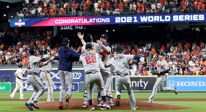 ¡Campeones! Los Bravos de Atlanta conquistan la Serie Mundial 2021
