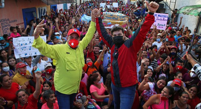 Caripe y Acosta trabajan por el triunfo de Ernesto Luna el 21-N