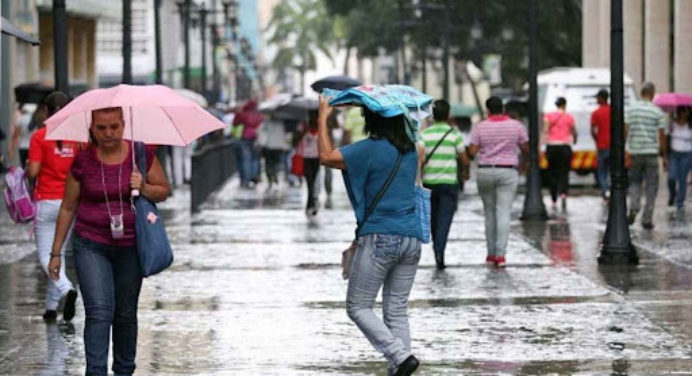 Jueves con escasa presencia de lluvia en gran parte del país