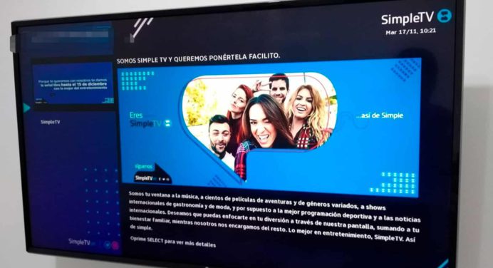 Conoce cuáles canales habilitó Simple TV en el plan Básico y Byte