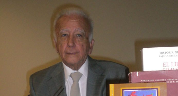 Falleció el historiador Guillermo Morón a sus 95 años