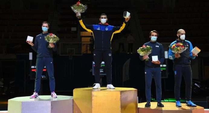 ¡Medalla de Oro! Rubén Limardo se tituló nuevamente campeón del mundo