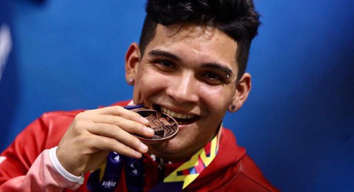 Monaguense Fabián Márquez medalla de bronce en los Panamericanos Junior