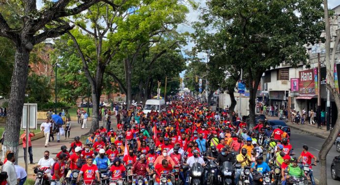 Motorizados de Maturín garantizan movilización en respaldo a Ana Fuentes