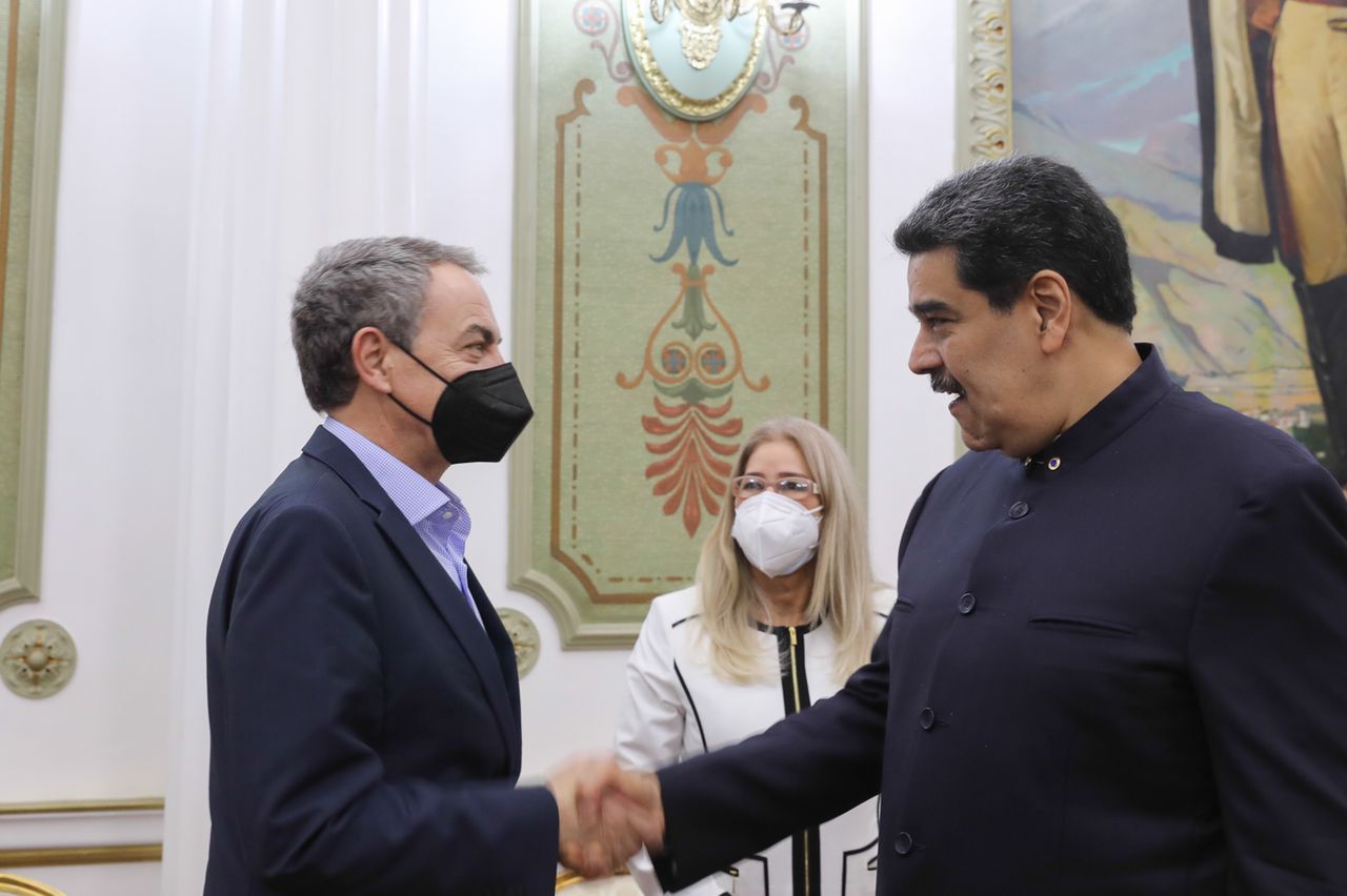 Rodríguez Zapatero llegó a Venezuela como veedor