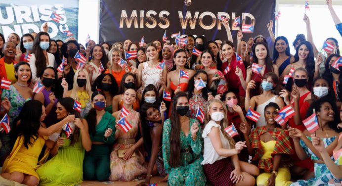 ¡A correr! Siete candidatas del Miss Mundo aisladas por Covid-19
