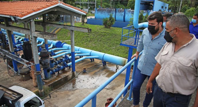 Activan plan de mantenimiento de equipos para aumentar bombeo de agua a Maturín