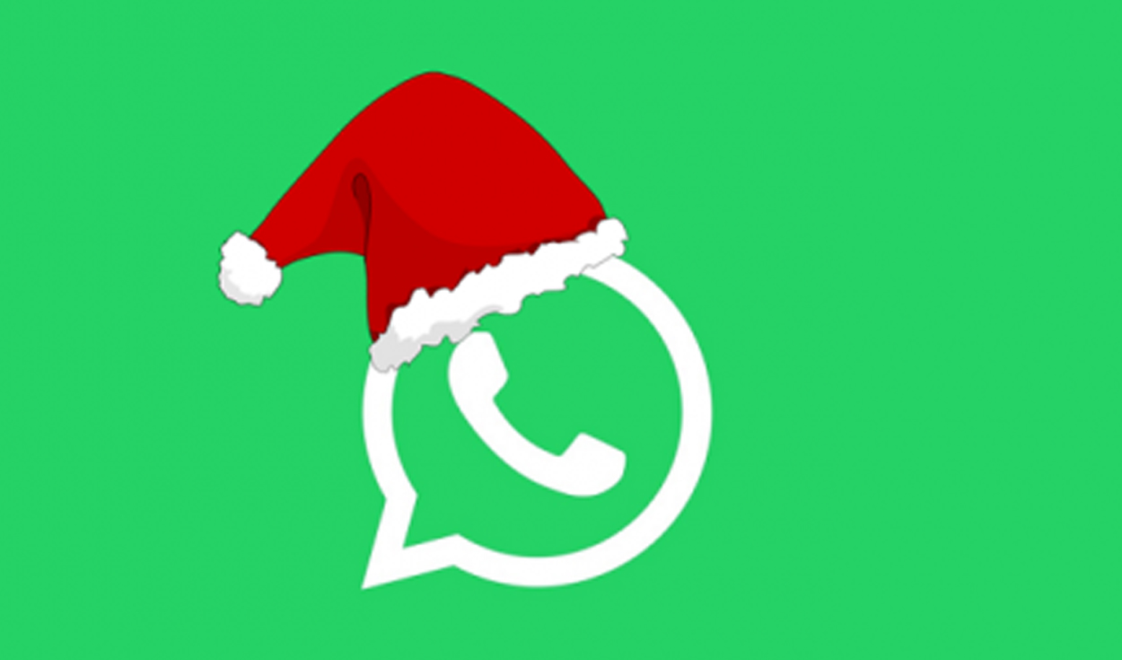 Aprende a poner tu ícono de WhatsApp con un gorro navideño