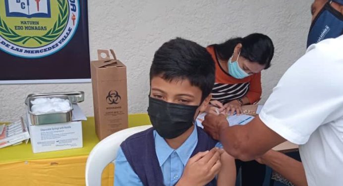 Autorizan inmunización en Monagas a niños de 3 a 12 años con la vacuna Vero-Cell