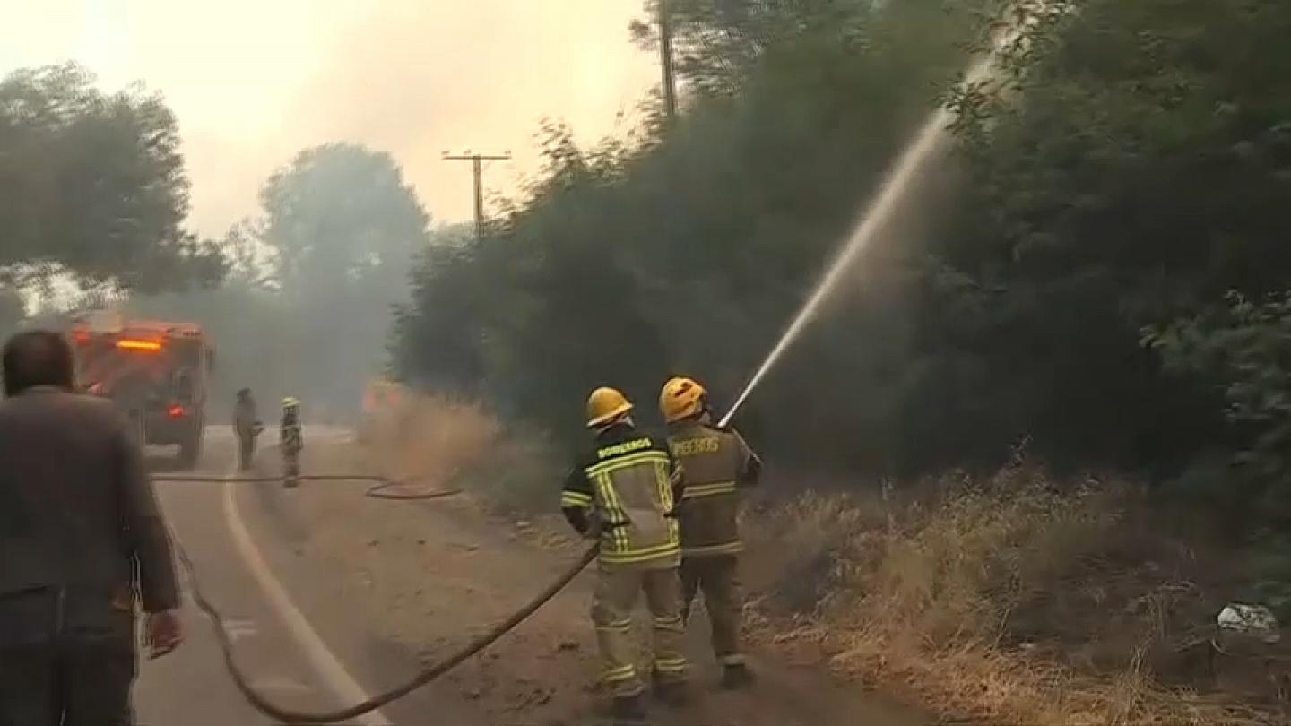 Chile decreta el estado de emergencia agrícola por incendios forestales