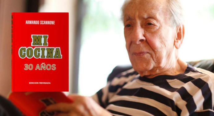 Falleció el gastrónomo Armando Scannone creador del Libro Rojo de la cocina venezolana